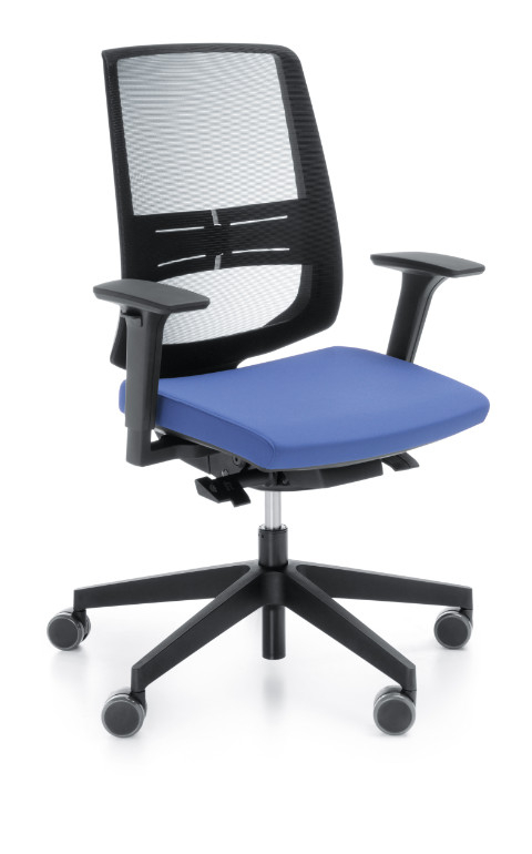 Работен стол LIGHT UP mesh 250STL black