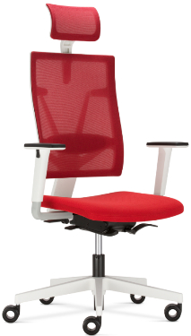 Работен стол  4Me Mesh white HRMA